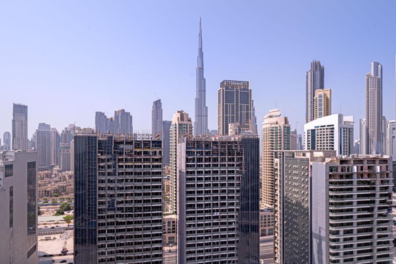 Alluring 1 Bd Apartment In Business Bay With Burj Khalifa View Dubai Esterno foto